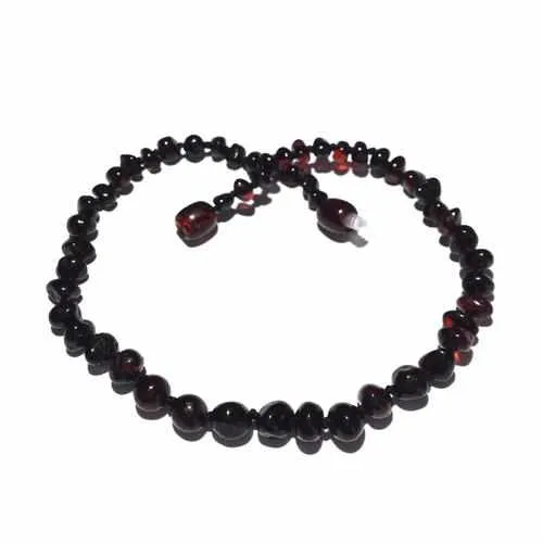 Adult Blackforest Polished Dark Cherry Baltic Amber Bracelet