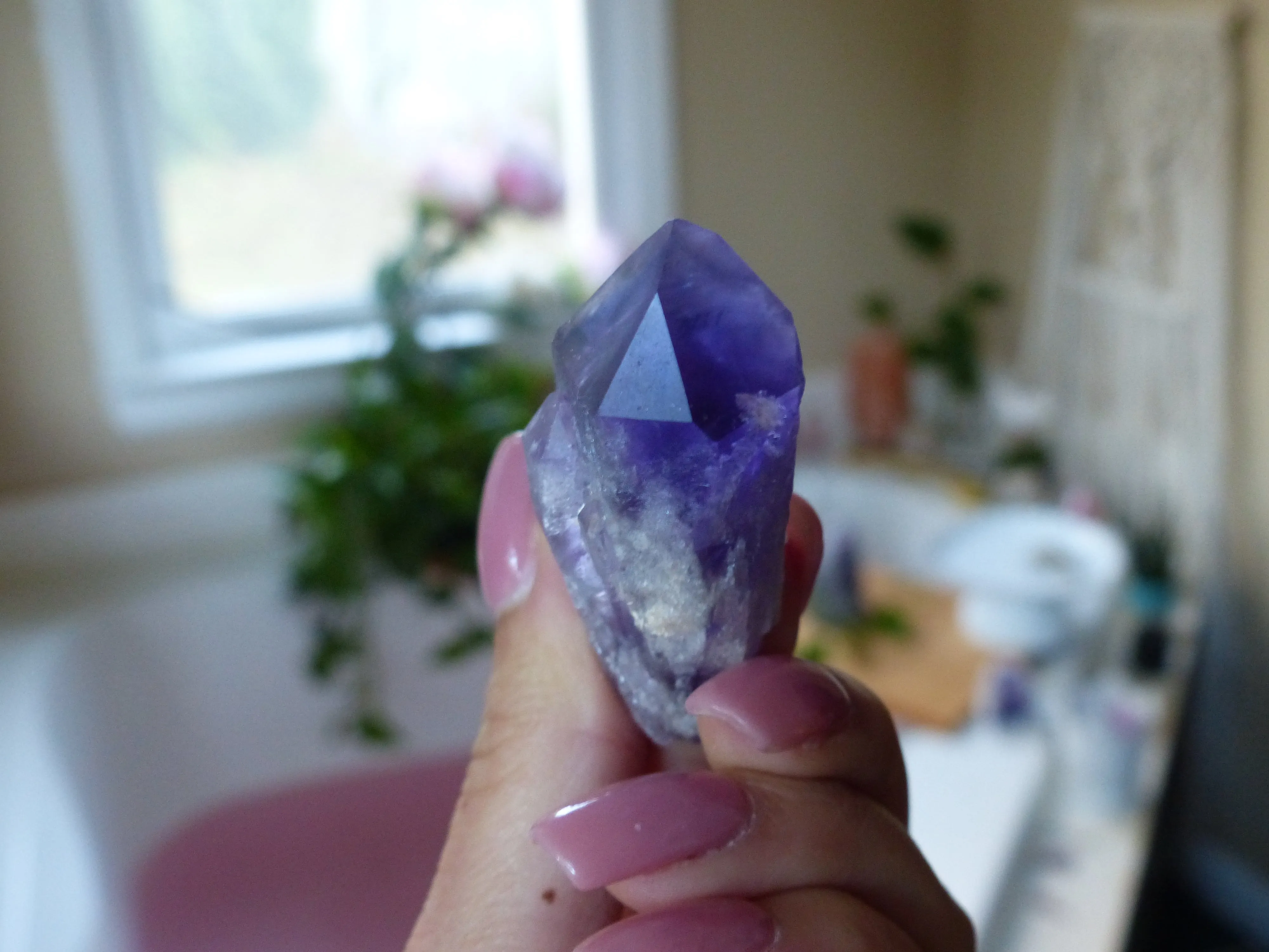 Amethyst Point, Amethyst Elestial Point from Brazil (#2)