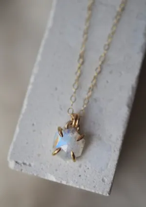 Aquarius Hexagon Necklace - Gold Filled
