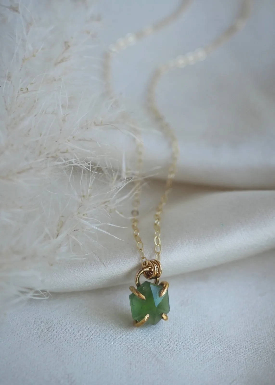 Aquarius Hexagon Necklace - Gold Filled