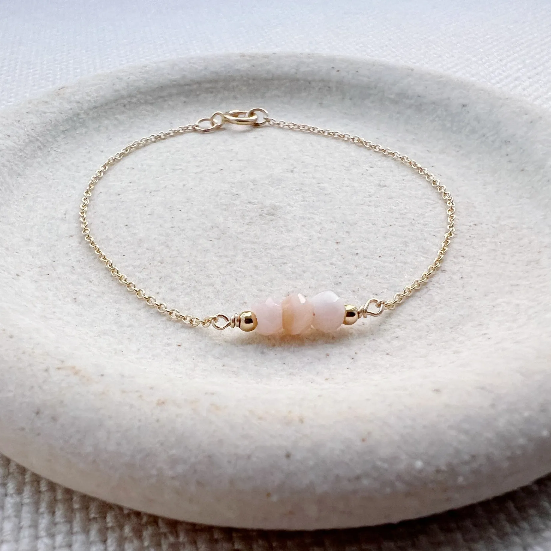 Baby Pink Opal Bracelet