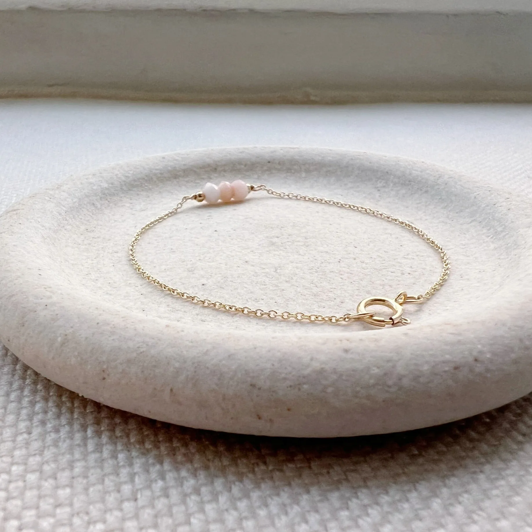 Baby Pink Opal Bracelet