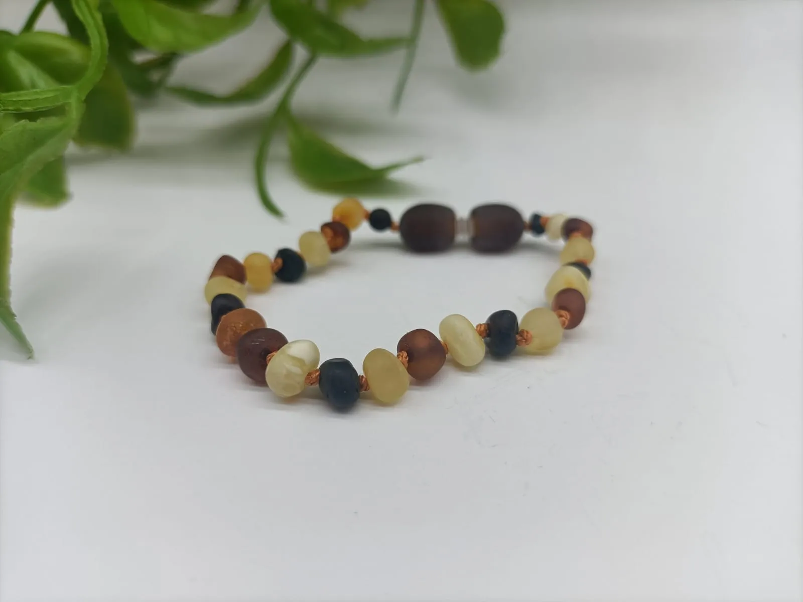 Baroque Raw Multi 4 Colours Baby Amber Bracelet