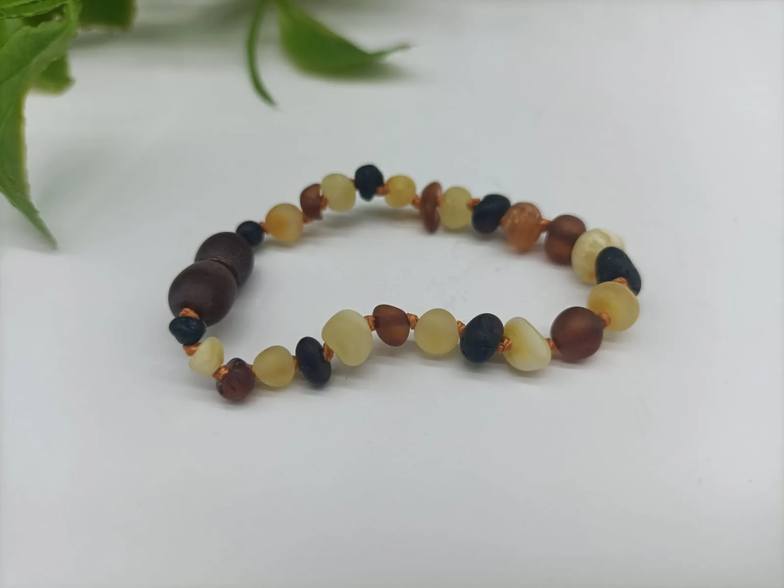 Baroque Raw Multi 4 Colours Baby Amber Bracelet