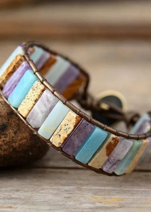 Boho Bracelet - Natural Stone