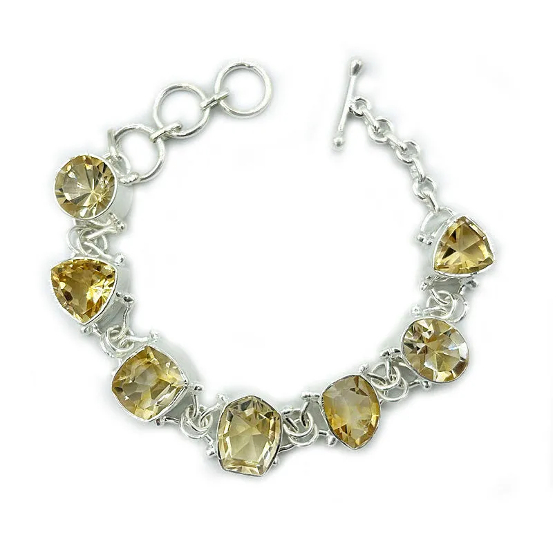 Citrine Unique Bohemian Style Bracelet