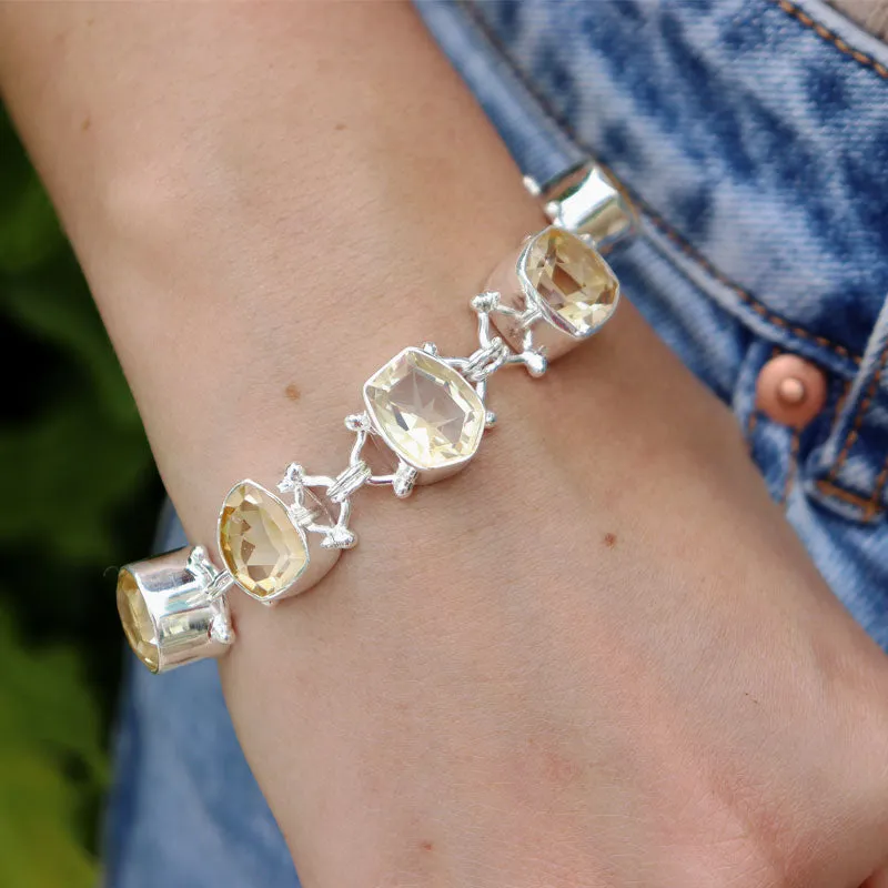 Citrine Unique Bohemian Style Bracelet