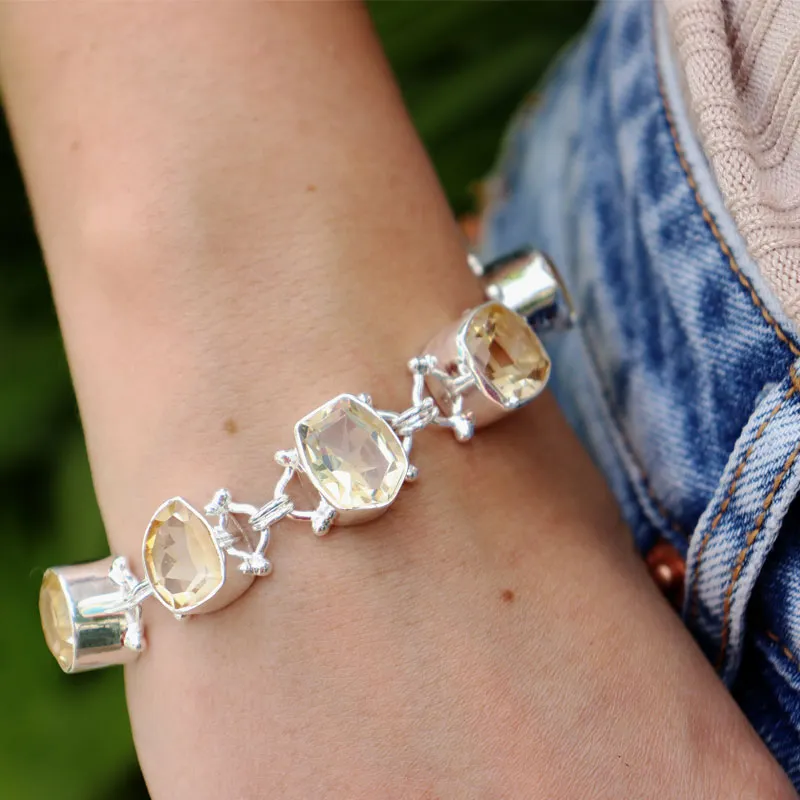 Citrine Unique Bohemian Style Bracelet