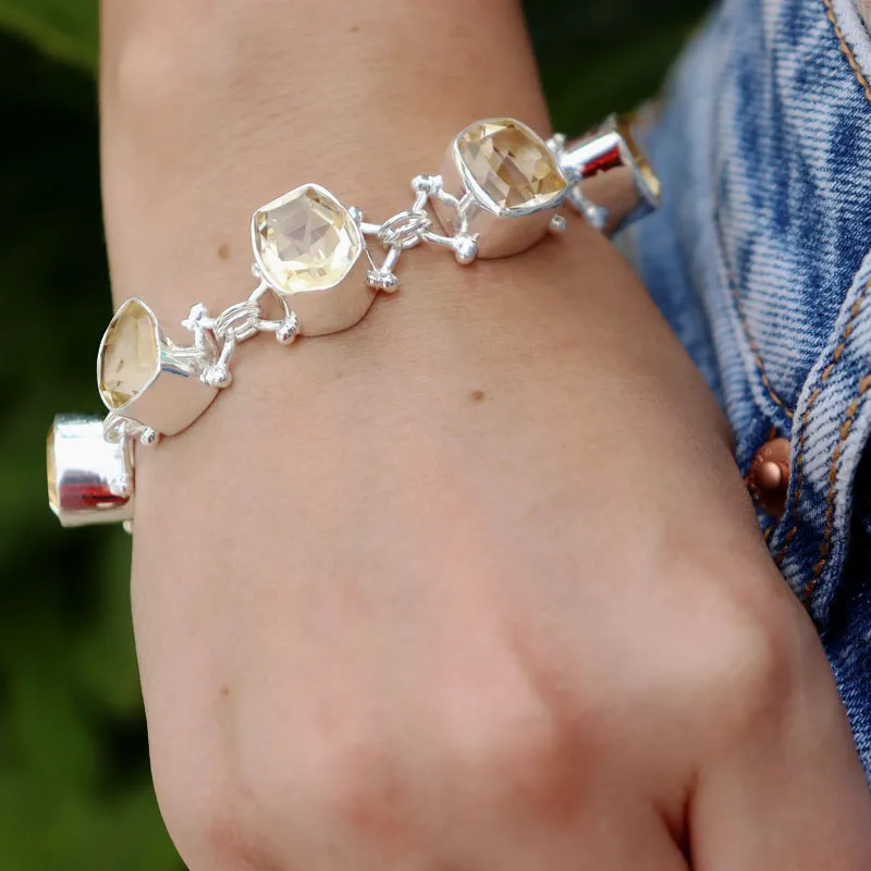 Citrine Unique Bohemian Style Bracelet