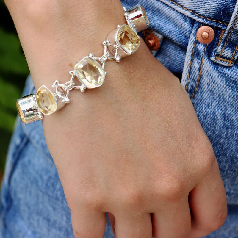 Citrine Unique Bohemian Style Bracelet