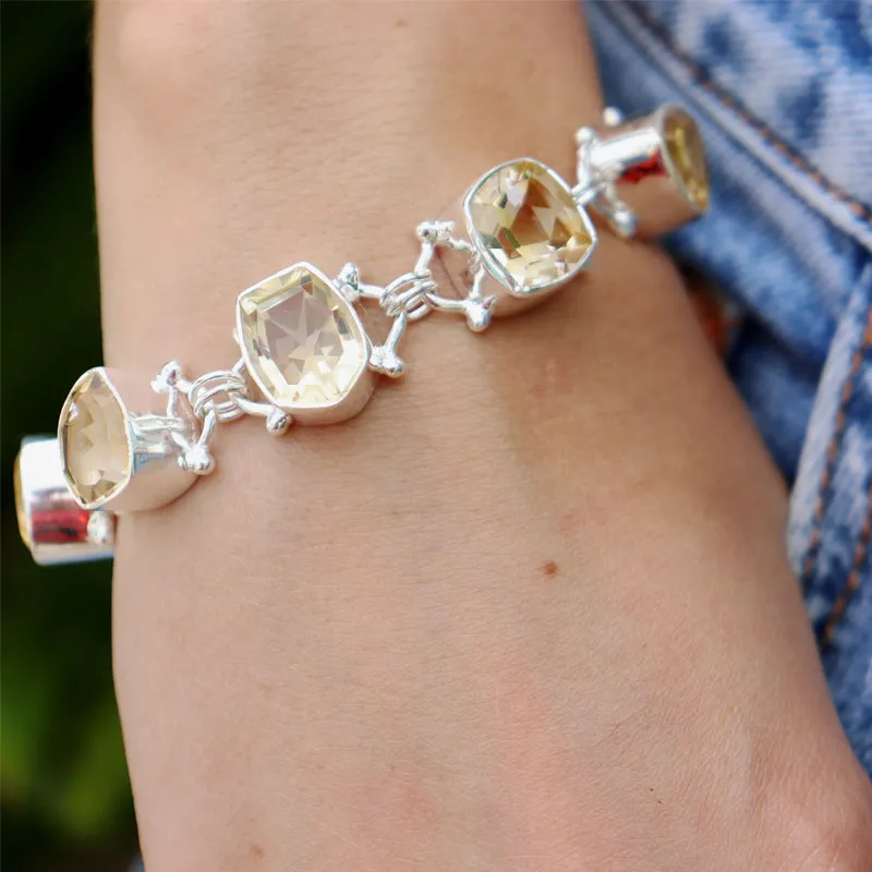 Citrine Unique Bohemian Style Bracelet