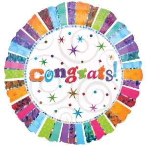Congrats Radiant Foil Balloon