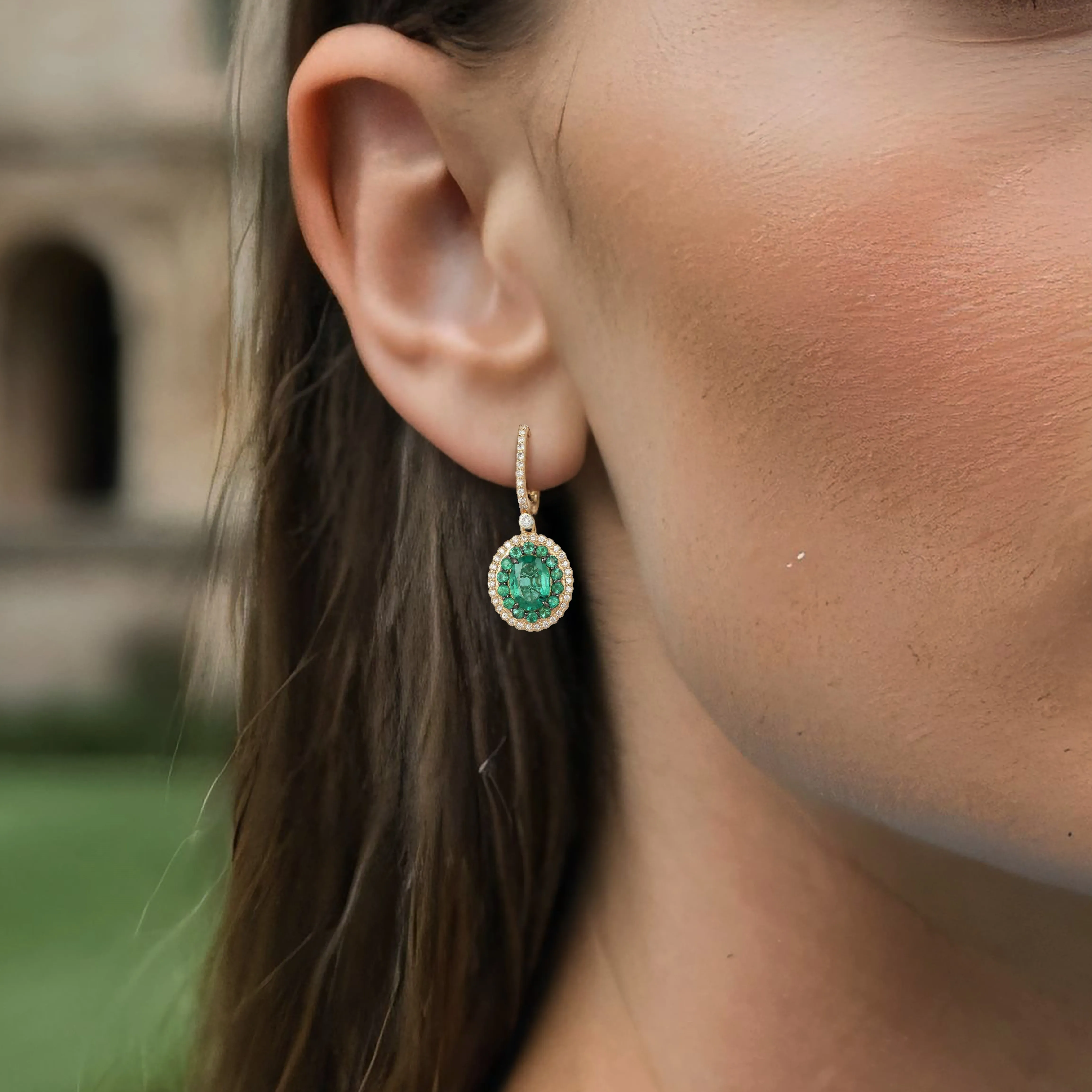 Diamond Dreams Radiant Drop Earrings