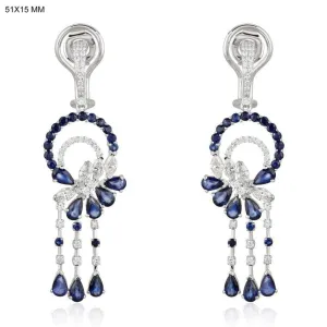 Diamond Flare Radiant Drops Earrings