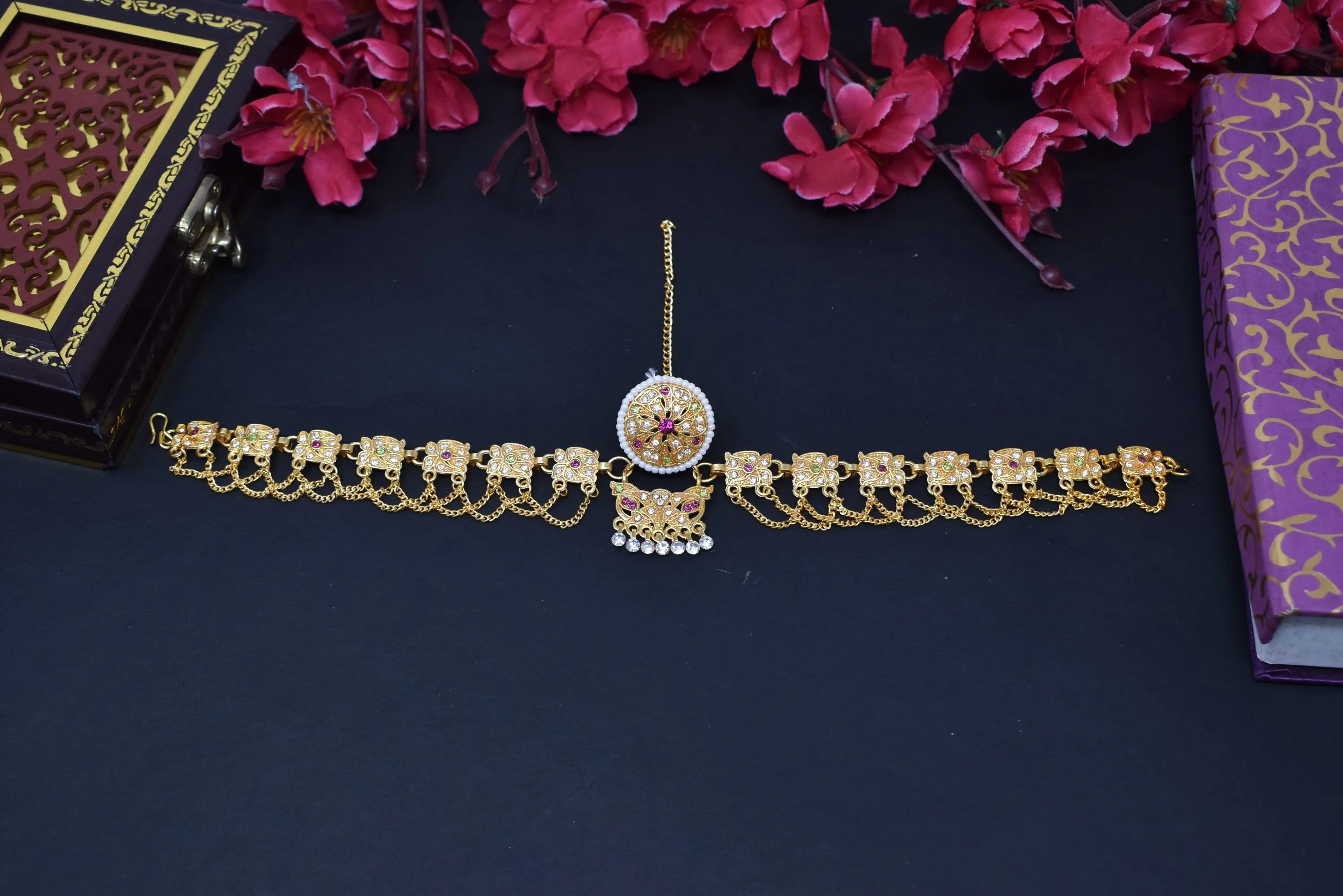 Ethnic Rakhdi Borla: AD Bridal Splendor