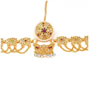 Ethnic Rakhdi Borla: AD Bridal Splendor
