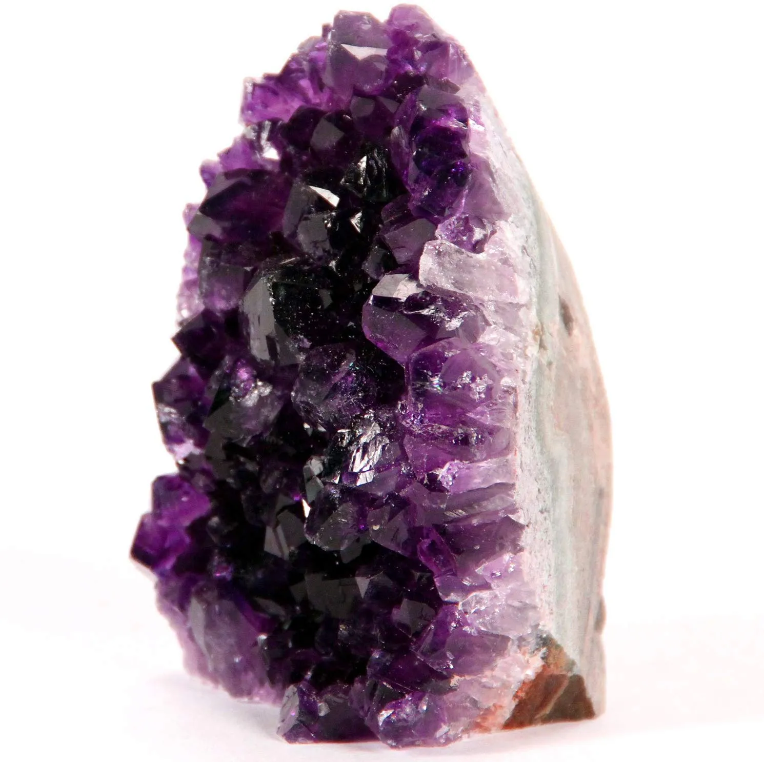 Extreme Amethyst Cluster – .5 to 1 Pound of Powerful deep Purple Crystals from Uruguay. Includes Bonus Selenite.