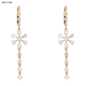 Heavenly Halo Radiant Drop Earrings