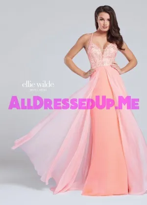 Last Dress In Store; Size: 0 Color: Coral | Ellie Wilde - EW117137