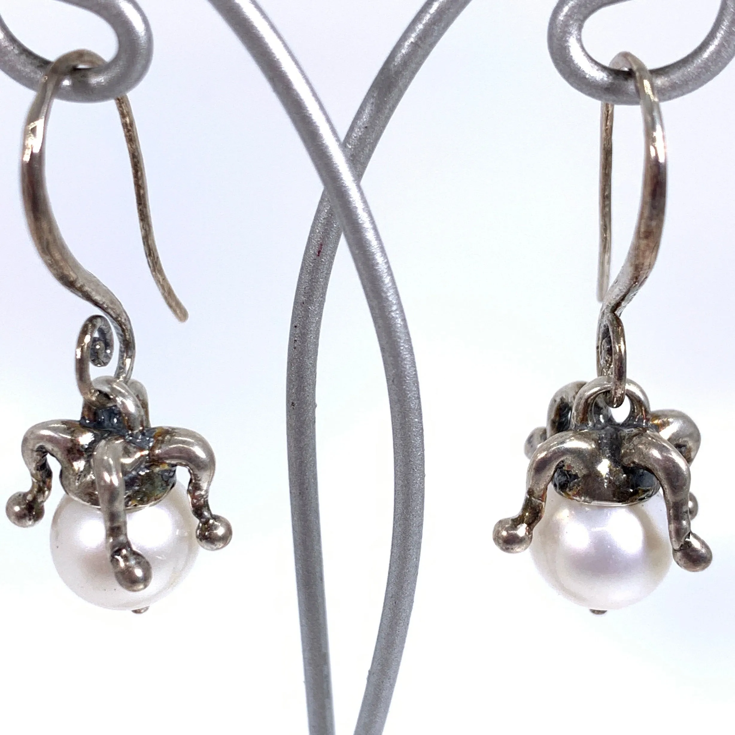 Michael  Bromberg Pearl Earrings