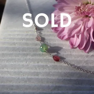 Opal meets tourmaline everyday bracelet