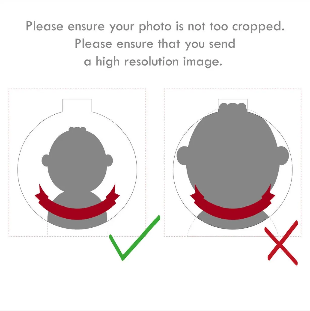 Personalised Photo Christmas Bauble