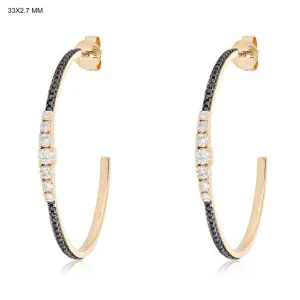 Radiant Amethyst Hoops Earrings