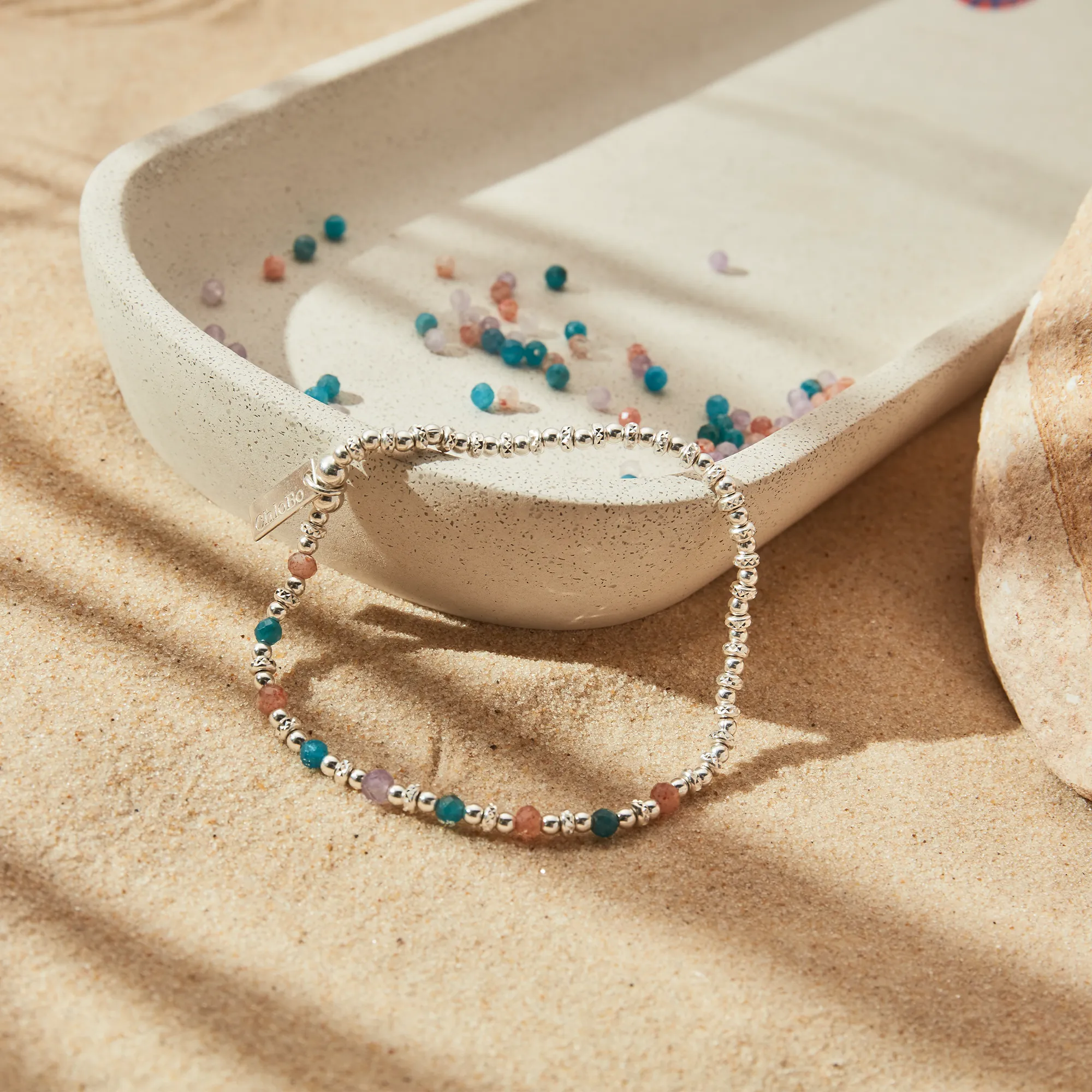 Radiant Aura Bracelet - Silver - SBSLA