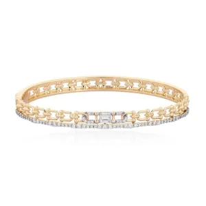 Radiant Band Diamond Bangle Bracelet
