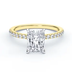 Radiant Cut Pave Ring