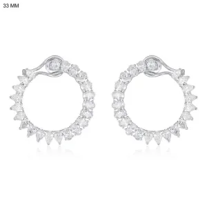Radiant Horizon Hoops Earrings