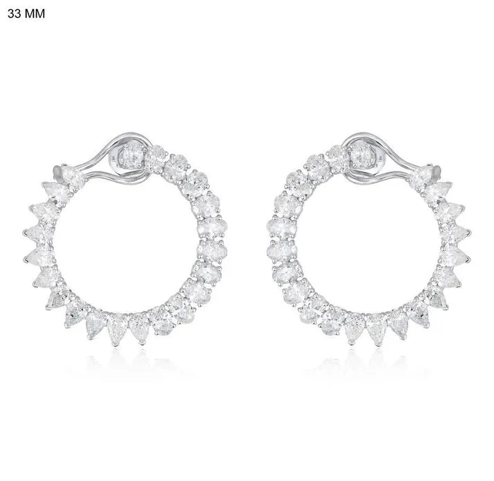 Radiant Horizon Hoops Earrings