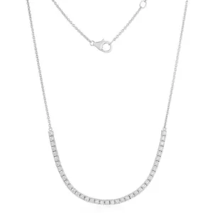 Radiant Link Diamond Pendant Necklace