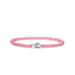 Radiant Pink Bead Bracelet