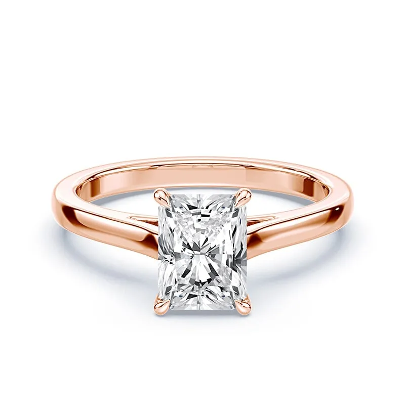 Radiant Slim Cathedral Classic Ring