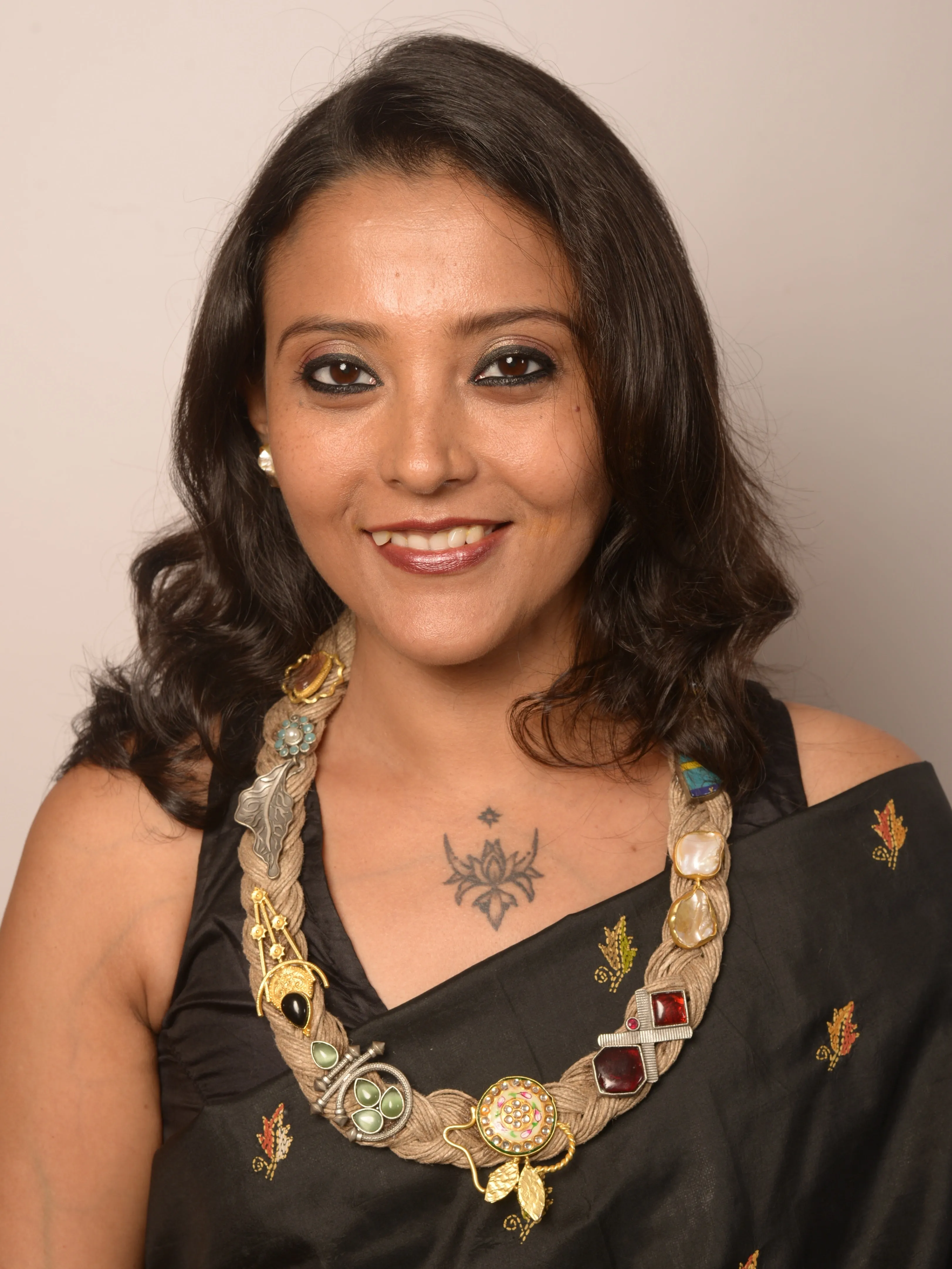 Siddhama Jute Ornamental Necklace & Earrings set