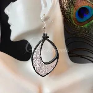 Solid Drop Large Marquee Quilling Earrings
